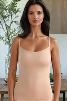 Beige skintone smooth seamfree camisole
