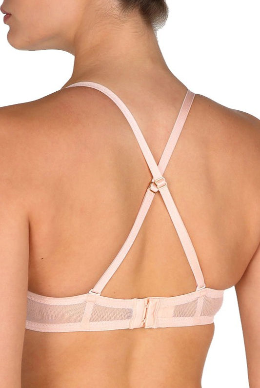Marie Jo peach strapless mutli way bra