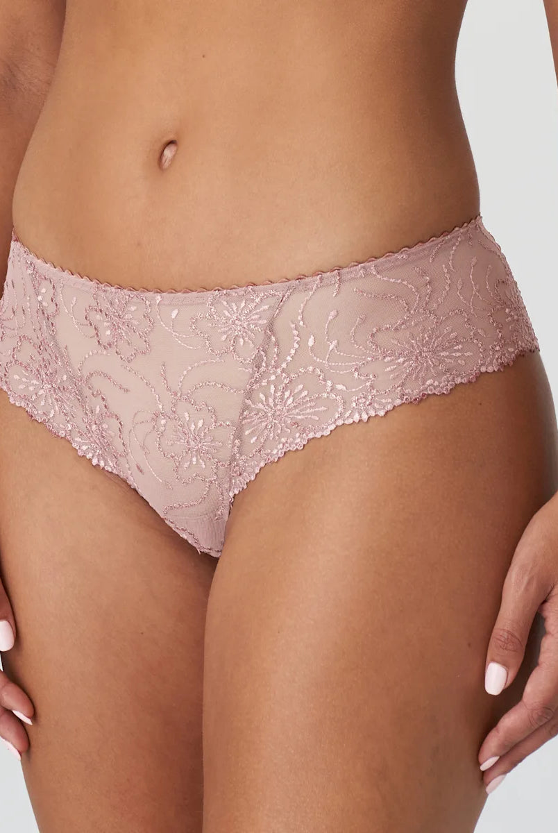 MarieJo Jane luxury thongs colour rose de bois 0601331
