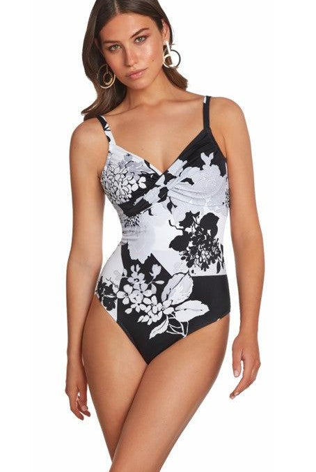 Roidal Ondin Black Underwired Swimsuit-brownslingerie