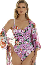 Roidal Carla underwired cross over swimsuit by Browns Lingerie