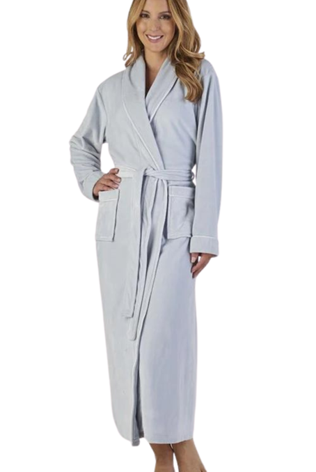 SLENDERELLA LIGHT BLUE DRESSING GOWN