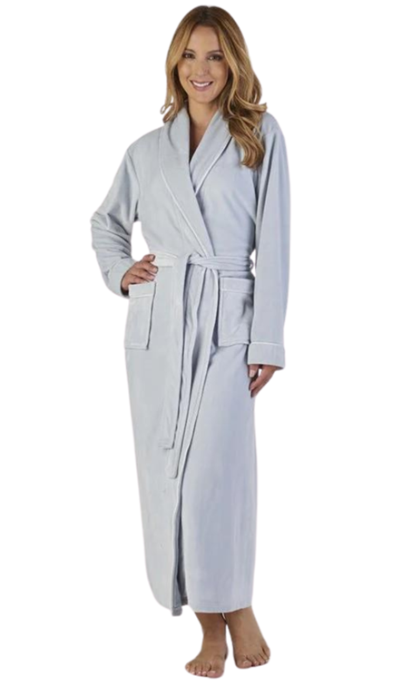 SLENDERELLA LIGHT BLUE DRESSING GOWN