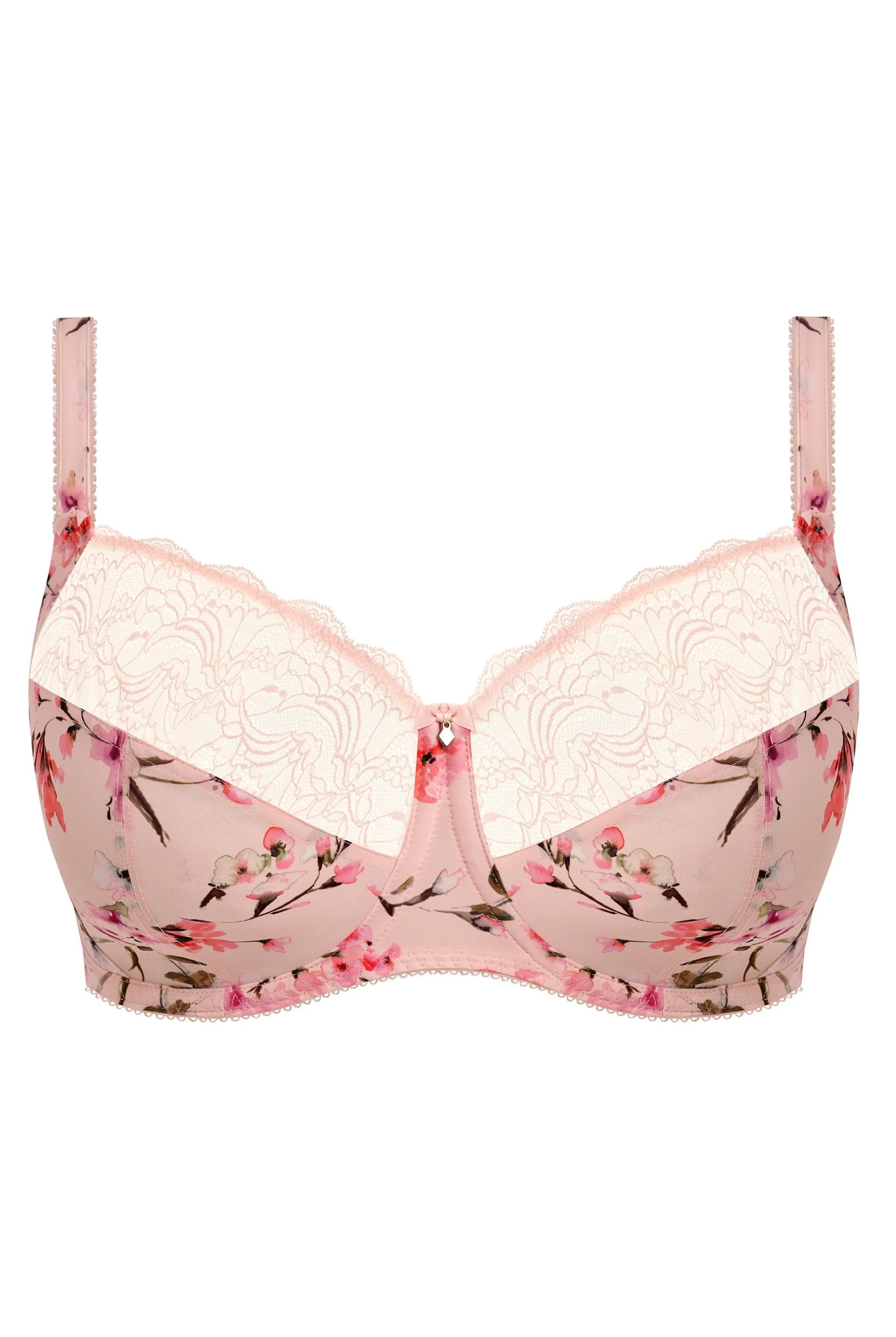 fantasie lucia pink rosewater underwired side support bra