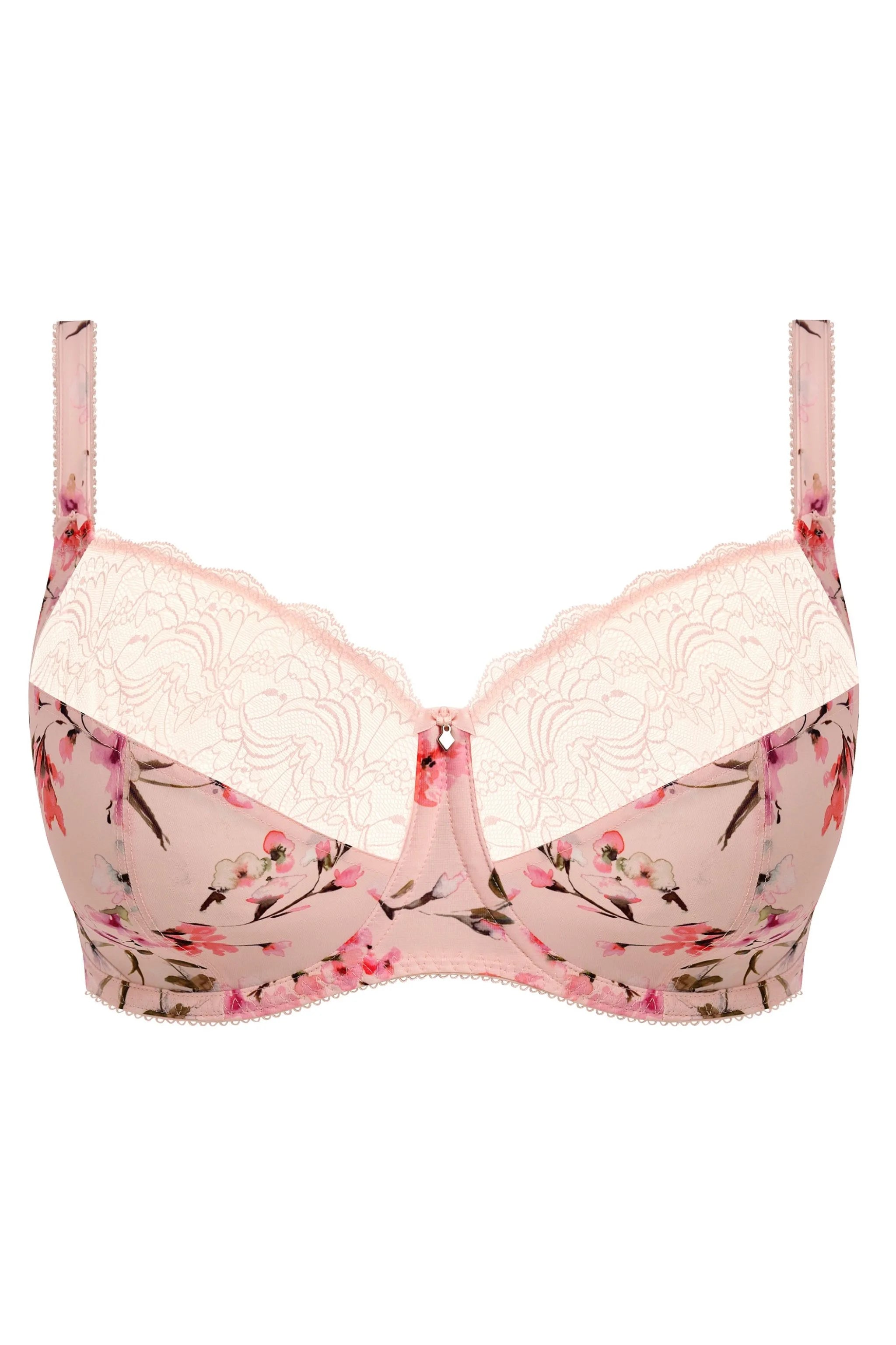 fantasie lucia pink rosewater underwired side support bra