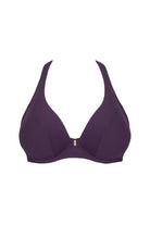 Empreinte Iconic Plunge Bikini Top Prune-brownslingerie