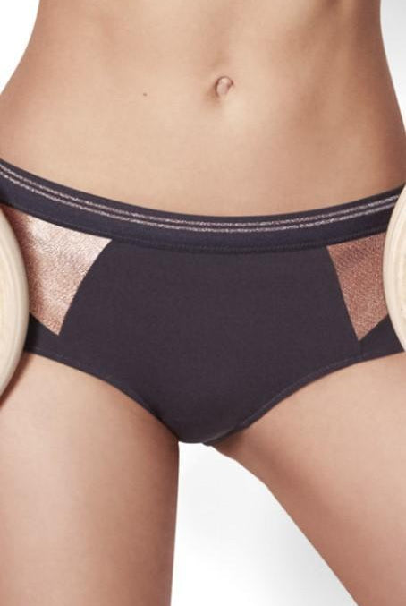 Empreinte Initiale Grey Sports Shorty-brownslingerie