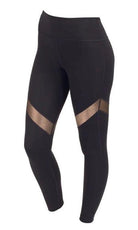 Empreinte Initiale Grey Sports leggings-brownslingerie