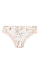 Empreinte Lauren Beige Ancien Gold Thong-brownslingerie