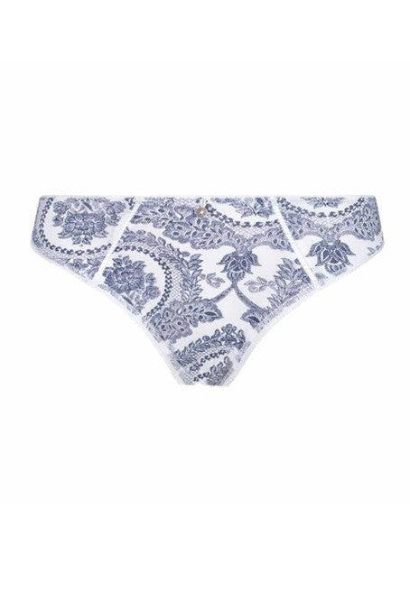 Empreinte Lily Rose thong Bleu de jouy-brownslingerie