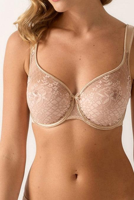Empreinte Melody Underwired Seamless Bra in Caramel-brownslingerie