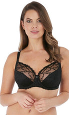 Fantasie Ana Black Underwired Side Support Bra-brownslingerie
