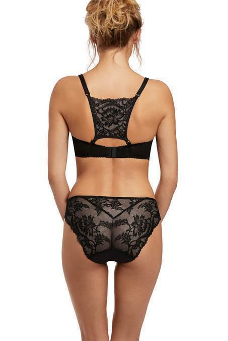 Fantasie Bronte Black Brief-brownslingerie