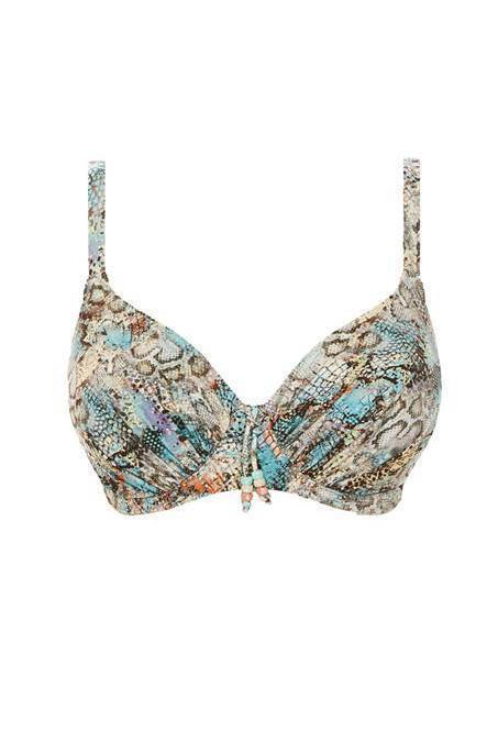 Fantasie Manila Iced Aqua Uw Full Cup Bikini Top-brownslingerie