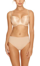 Fantasie Smoothing Beige Moulded T Shirt Bra-brownslingerie