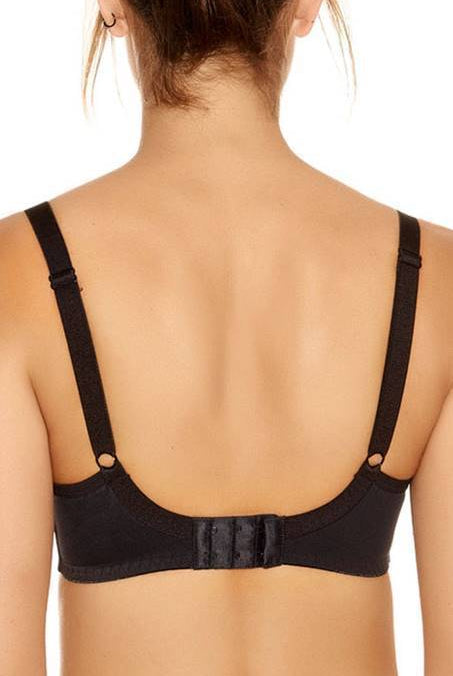 Fantasie Smoothing Black Moulded T Shirt Bra-brownslingerie