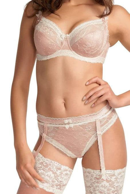 Fantasie Susanna Petal Pink Suspender Belt-brownslingerie