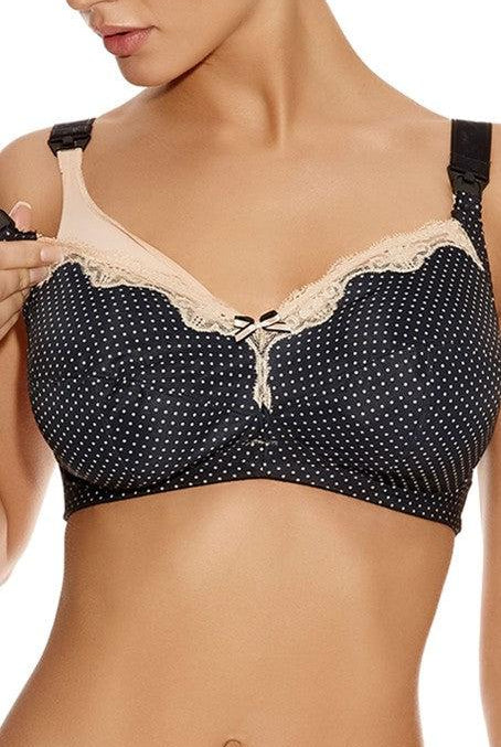 Freya Dotty Soft Cup Nursing Bra-brownslingerie