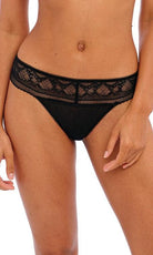 Freya Infinity Fields Black Brazilian brief-brownslingerie