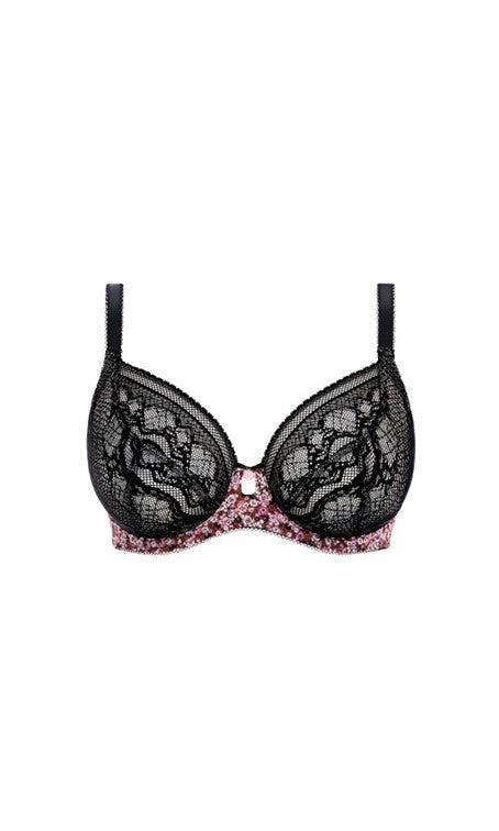 Freya Infinity Fields Black Uw Plunge Bra-brownslingerie