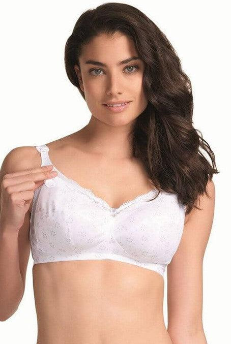 Freya Pollyanna Soft Cup Nursing Bra White-brownslingerie