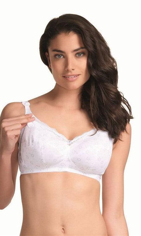 Freya Pollyanna Soft Cup Nursing Bra White-brownslingerie