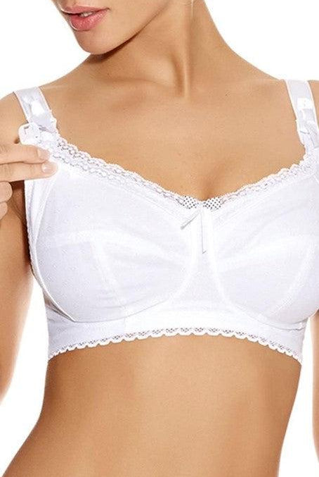 Freya Rosie Soft Cup Nursing Bra White-brownslingerie