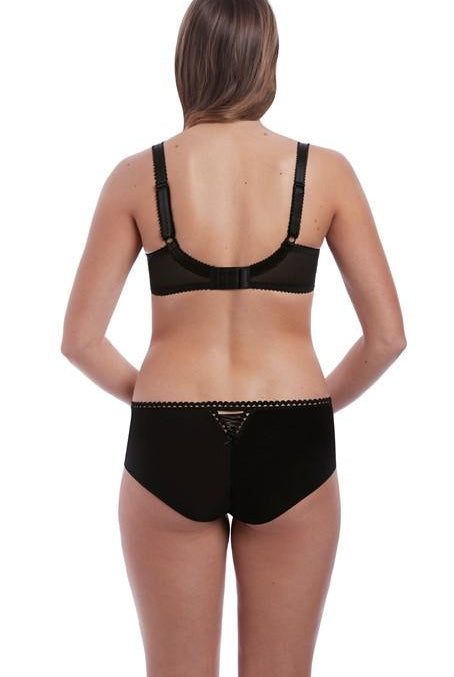 Freya Unchained Black Plunge Bra-brownslingerie