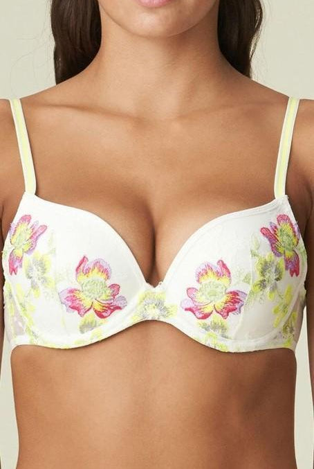 Marie Jo Amber Padded Push Up Bra Yellow Tonic-brownslingerie