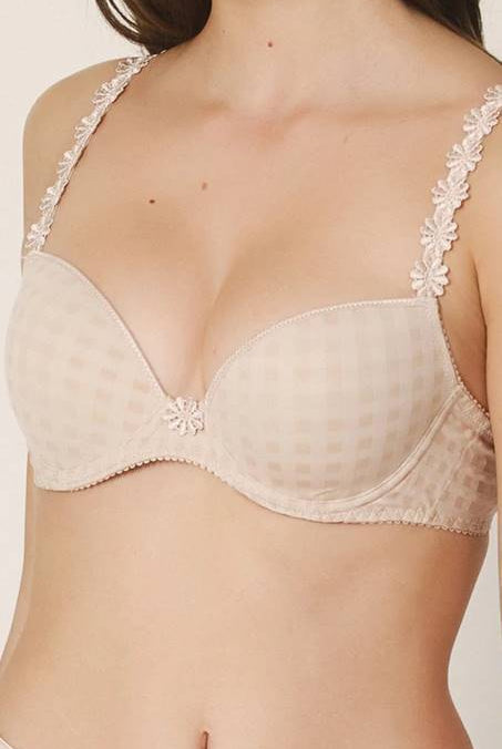 Marie Jo Avero Padded Plunge Bra Latte-brownslingerie