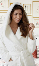 Pretty You Cloud Robe in Ivory-brownslingerie