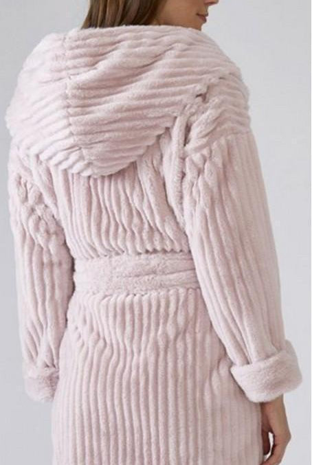 Pretty You London Pink Cloud Robe-brownslingerie