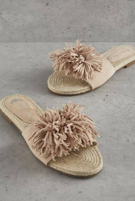 Pretty You London Tassel Sandal-brownslingerie