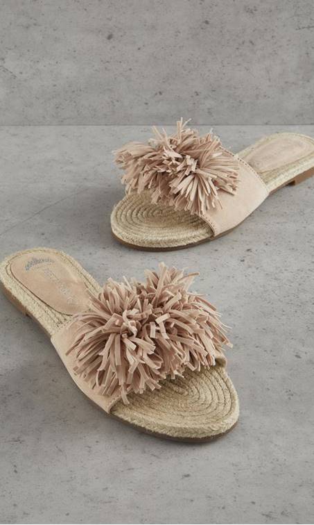 Pretty You London Tassel Sandal-brownslingerie