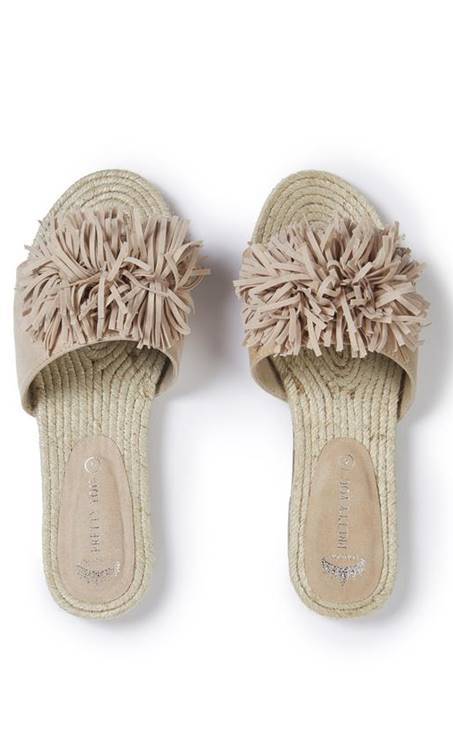 Pretty You London Tassel Sandal-brownslingerie