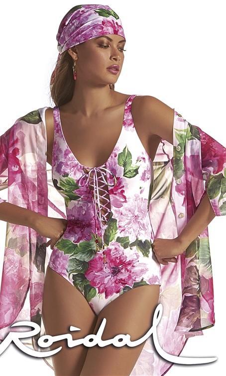 Roidal Larys Nina Lace Front Swimsuit-brownslingerie