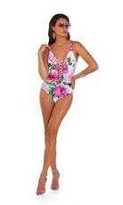 Roidal Larys Nina Lace Front Swimsuit-brownslingerie