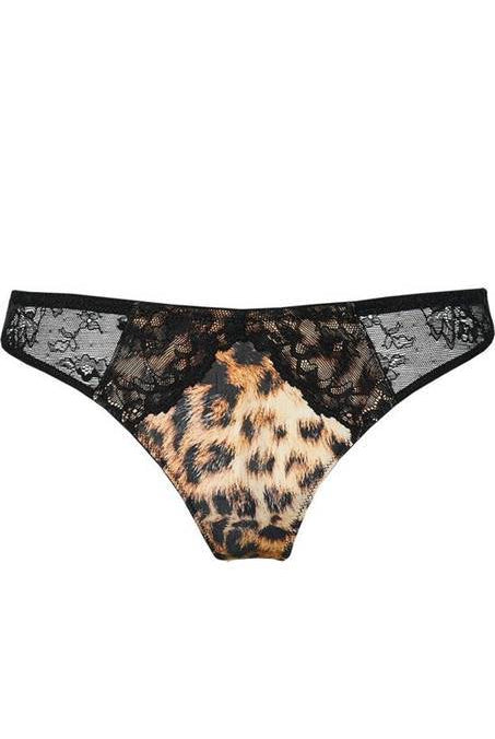 Sapph Nolana Thong Leopard-brownslingerie