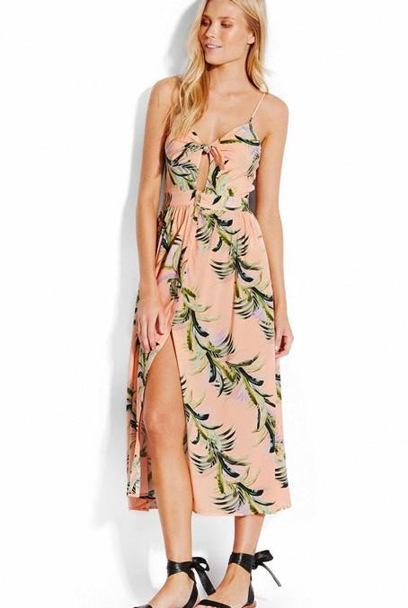 Seafolly Las Palmas Dress Peach-brownslingerie