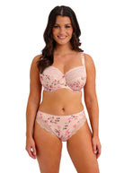 fantasie lucia side support bra in pink floral 