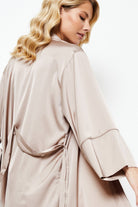 Aruelle Briana Dressing Gown. This elegant gown is designed with wide, flowing sleeves