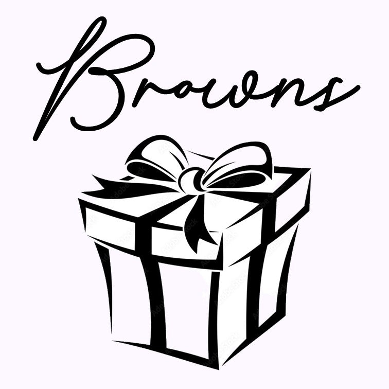 browns gift wrapping logo