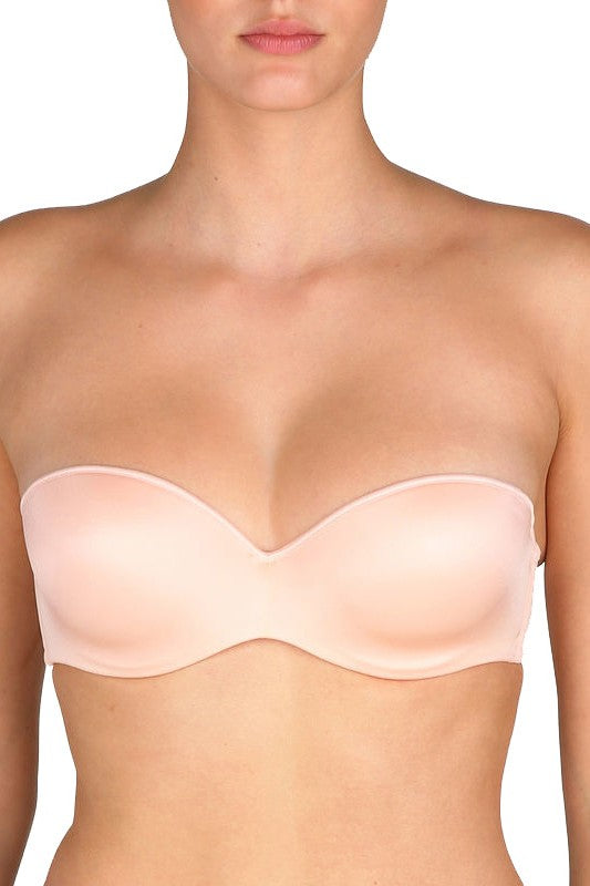 Marie Jo peach undertones strapless bra
