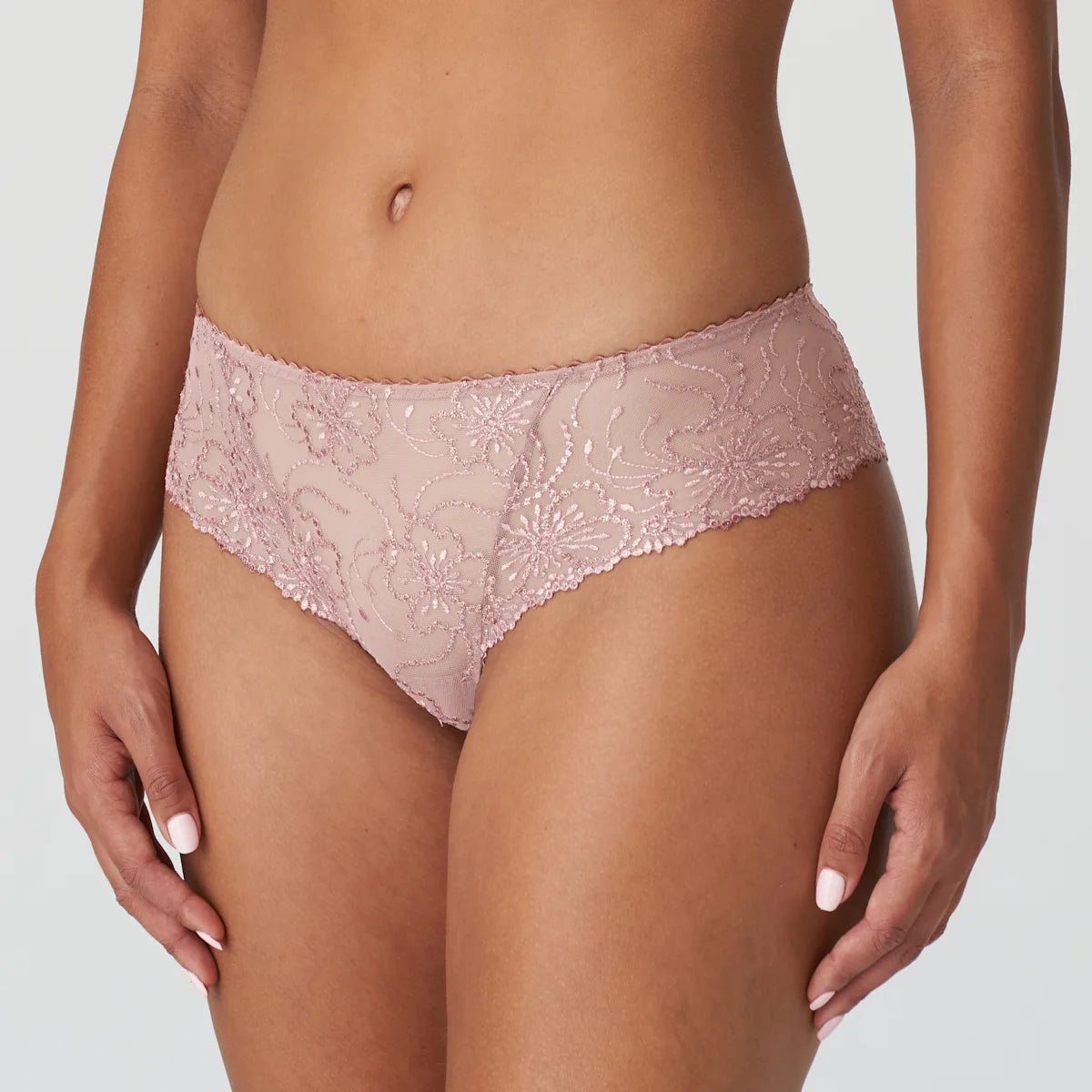 MarieJo Jane luxury thongs colour rose de bois 0601331