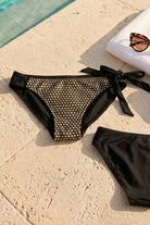 sapph biarritz black mesh bikini brief 