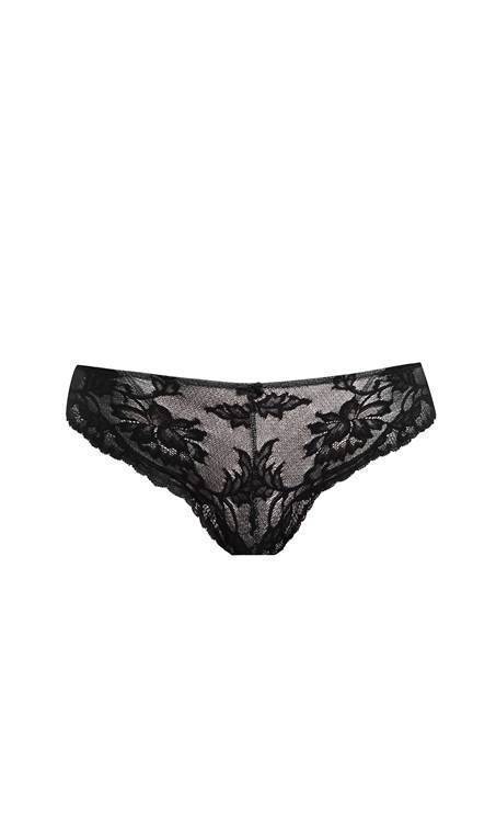 Fantasie Bronte Black Brief-brownslingerie