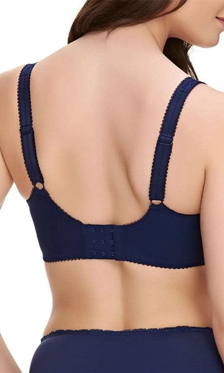 Fantasie Jacqueline Lace Soft Cup Bra Navy-brownslingerie
