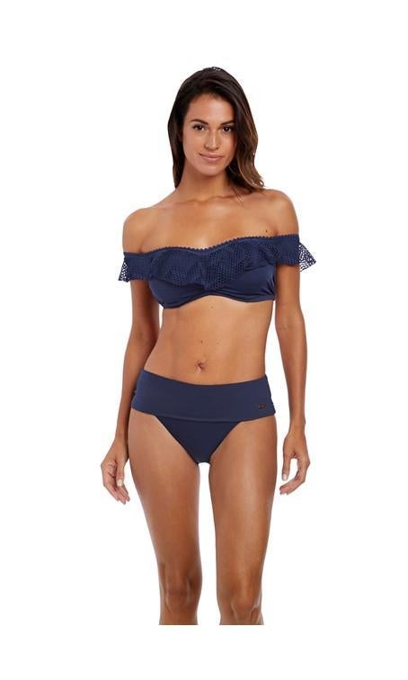 Fantasie Marseille Twilight Off Shoulder Bikini Top Browns Lingerie