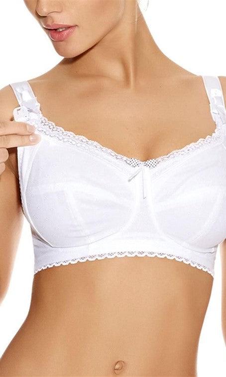 Freya Rosie Soft Cup Nursing Bra White-brownslingerie