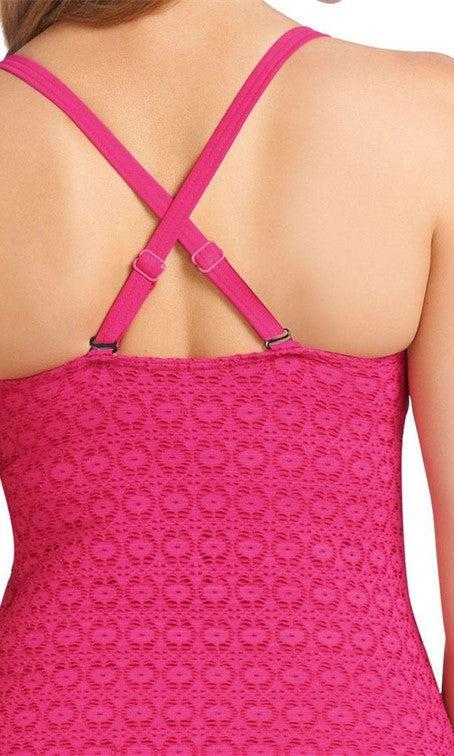 Freya Spirit Soft Cup Plunge Tankini Top-brownslingerie